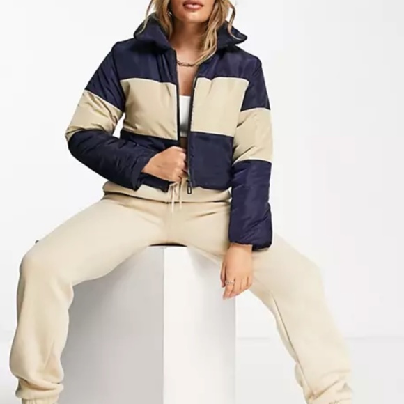 I Saw it First cropped puffer jacket  - NWT (L) - Picture 13 of 13